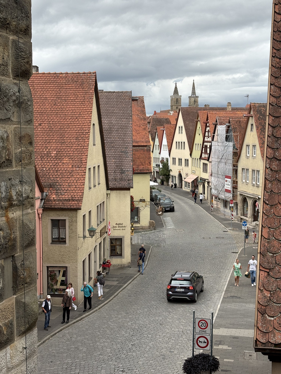 Picture Germany Rothenburg ob der Tauber⁩ 2025-09 110 - Street Rothenburg ob der Tauber⁩