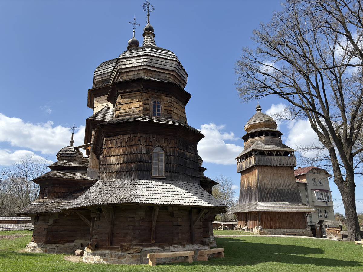 Picture Ukraine Drogobych St. George Wooden Church 2025-04 37 - Savings St. George Wooden Church