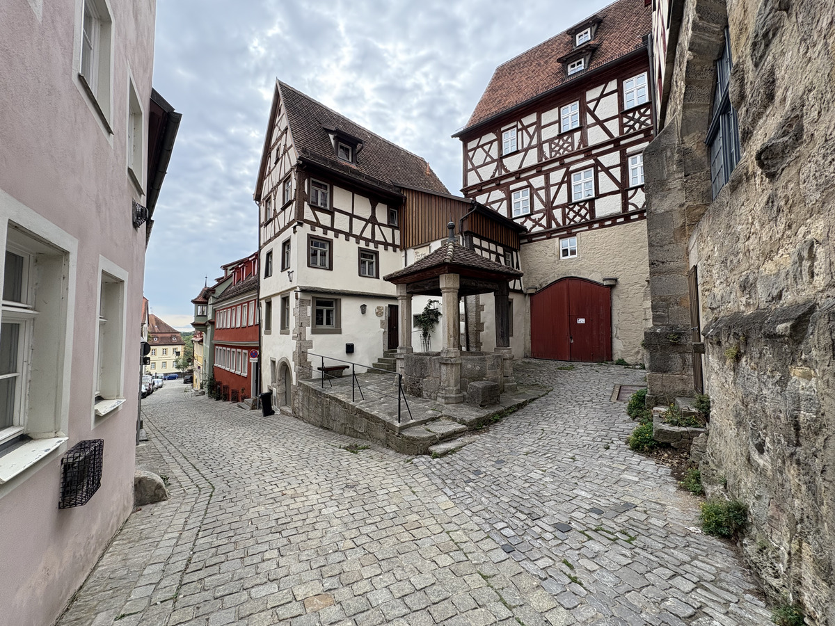 Picture Germany Rothenburg ob der Tauber⁩ 2025-09 195 - Waterfall Rothenburg ob der Tauber⁩