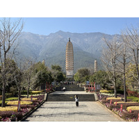 Picture China Dali Three pagodas 2026-01 15 - Winter Three pagodas