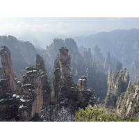 Picture China Zhangjiajie Tianzi Mountrain 2026-01 195 - Streets Tianzi Mountrain