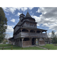 Picture Ukraine Drogobych St. George Wooden Church 2025-04 7 - Monument St. George Wooden Church